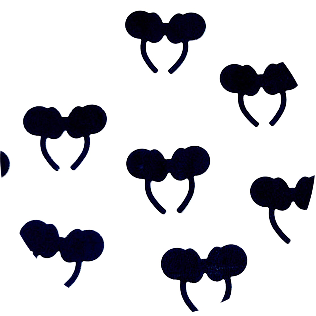 Polyester Glitter - Black Mouse Headband - by Glitter Heart Co.™